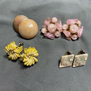 Four-pack of Vintage Earrings